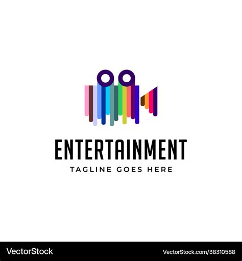 entertainment logo royalty  vector image