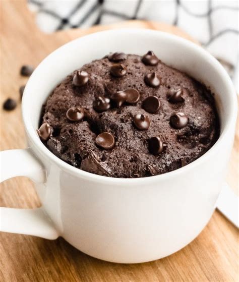 fat chocolate mug cake healthy chocolate treat recipes