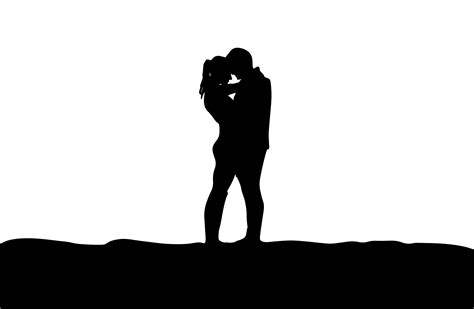 couple silhouette vector at collection of couple