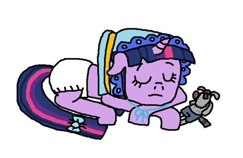 twilight sparkle diaper costume sleeping  mighty  deviantart