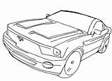 Coloring Mustang Pages Ford Car Street Lego Printable Print Getcolorings 1965 Racecar sketch template