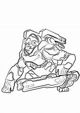 Overwatch Winston Draw Coloring Pages Drawing Step Kids Drawingtutorials101 Cool Fun Widowmaker Choose Board sketch template