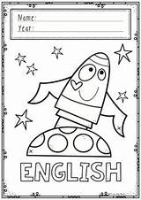 Editable Ingles Preschool Portadas Lessons Niños Binder Caratulas Preescolar Inglés sketch template