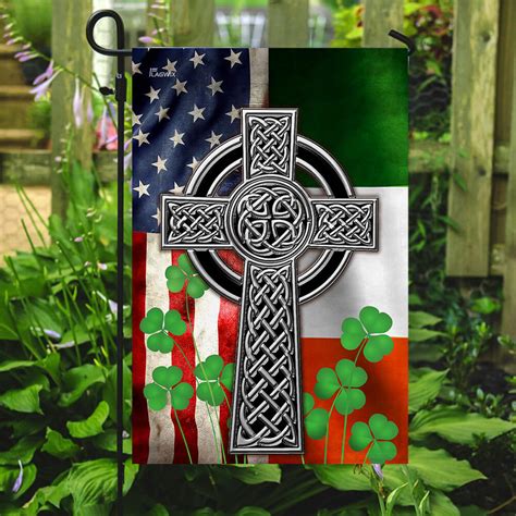 The Irish Celtic Cross Flag Pn150f Flagwix