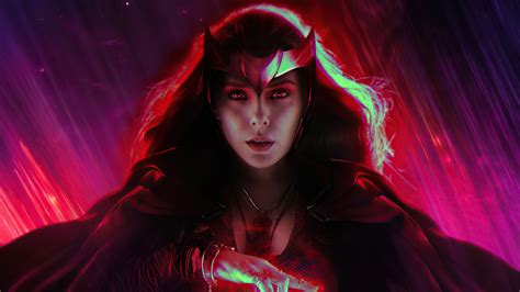 scarlet witch wandavision  superheroes  hd movies wallpapers hd