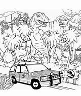Jurassic Pages Park Coloring Car Indoraptor Printable Kids sketch template