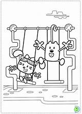 Coloring Wow Wubbzy Dinokids Close Pages sketch template