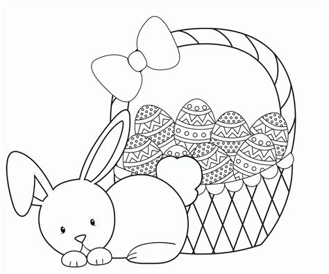 easter basket coloring pages  coloring pages  kids
