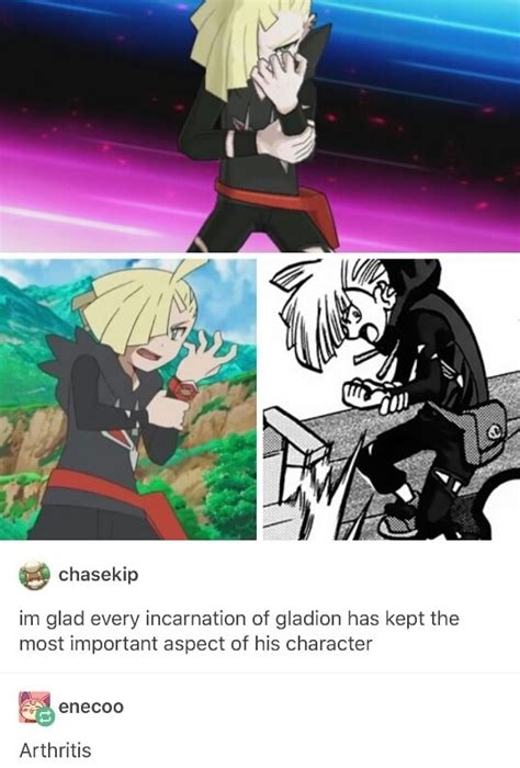 Gladion S Hand Pokémon Sun And Moon Know Your Meme