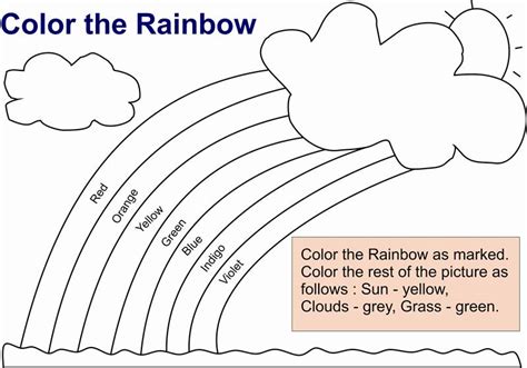 rainbow coloring pages  kids