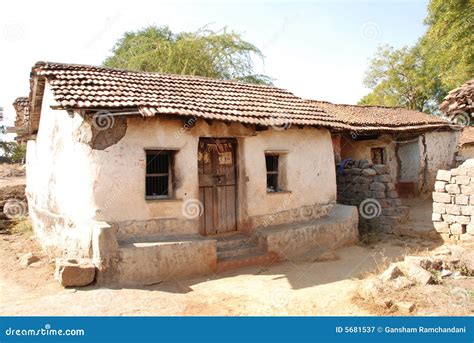 huts  rural india stock image image  rustic ruins