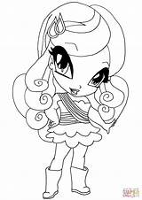 Pixie Coloring Pages Winx Club Cherie Color Getcolorings Print sketch template