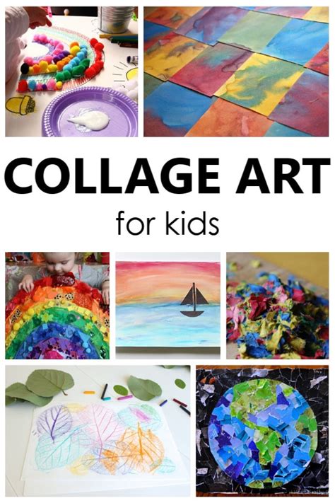 collage art  kids fantastic fun learning