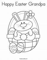 Coloring Easter Happy Grandpa Noodle Twisty Twistynoodle Basket Bunny Built California Usa sketch template