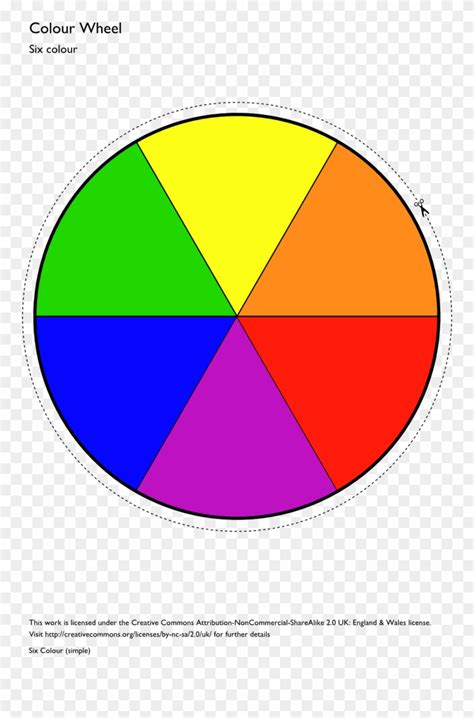 color wheel template printable clipart  primary  color color