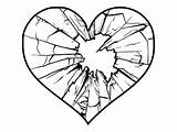 Broken Glass Bullet Hole Heart Drawing Shattered Shatter Drawings Clipartmag Etsy Paintingvalley Cracked Vector Logo sketch template