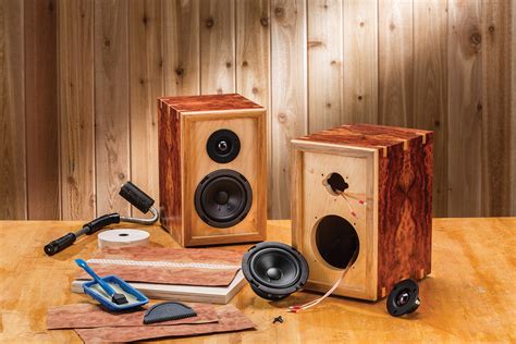 rockler introduces diy bookshelf speaker kits users build custom speaker boxes