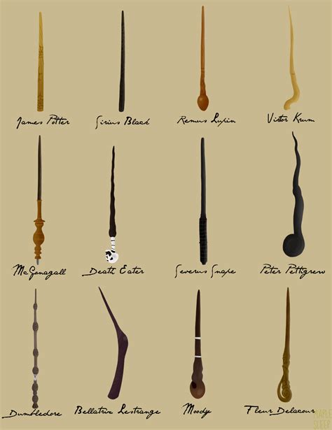 loved  pls notable wands   harry potter world