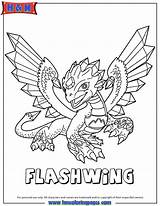 Skylanders Coloring Flashwing Giants Pages Skylander Print Book Printable Gif Popular sketch template