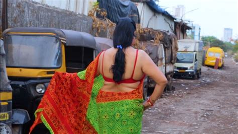saree  red bra wearing stylish saree fashion saree dropping saree model beautiful queen