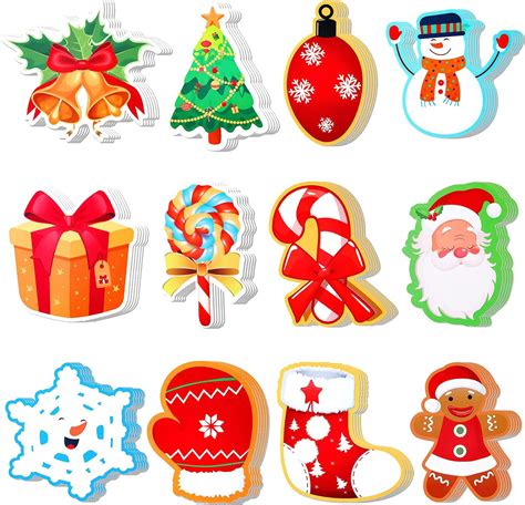 amazoncom  pieces christmas mini cut outs assorted holiday cut outs
