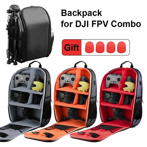 waterproof backpack  dji fpv combo storage bag drone remote control fpv goggles  portable