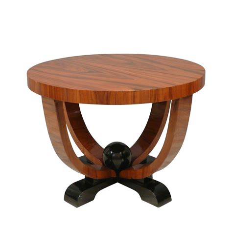 table basse art deco ronde mobilier de style