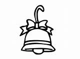 Bell Coloring Pages Christmas Bells Printable Kids Miscellaneous Cliparts Christian Mom sketch template