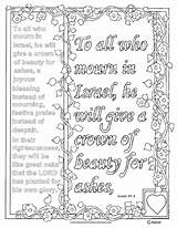 Isaiah Ashes Crown Coloring Coloringpagesbymradron sketch template