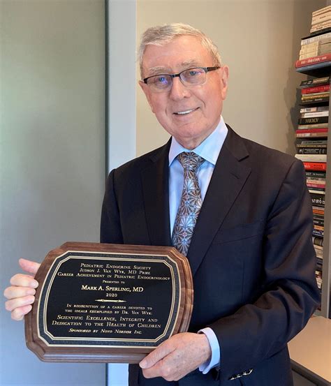 pitt pediatrics emeritus professor   chair receives judson  van wyk prize