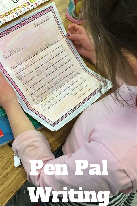 pal writing penpal elementary writing activities elementary writing