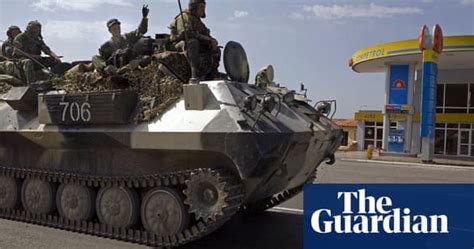 In Pictures Russian Troops In Georgia World News The Guardian