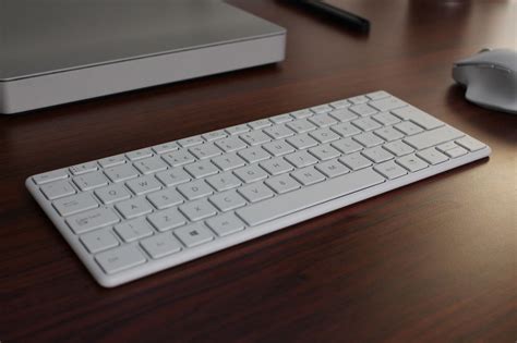 microsoft designer compact keyboard review  keyboard  minimalists windows central