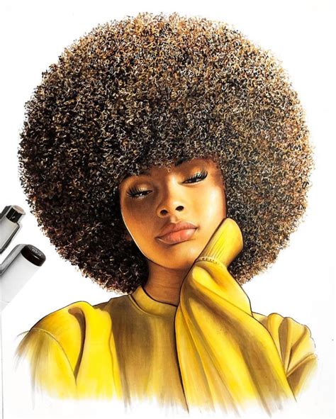 new york illustrator celebrates natural hair and texture diversity with epic portraits afropunk