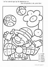 Coloring Circus Color Carnival Preschool Crafts Carnaval Pages Number Kids Clown Numbers Worksheets Joyce Theme Clowns Juf Activities Coloriage Nl sketch template