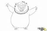 Angry Pig Birds Leonard King Draw Coloring Drawingnow sketch template