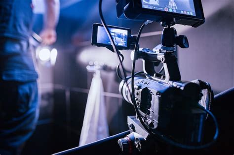 premium photo   scenes  filming films  video products   film crew