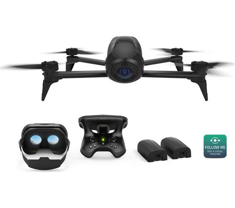 buy parrot bebop  fpv power edition drone  skycontroller  black  delivery currys