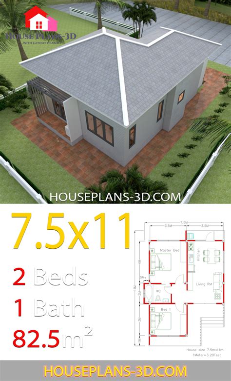 house plans    bedrooms hip roof house plans