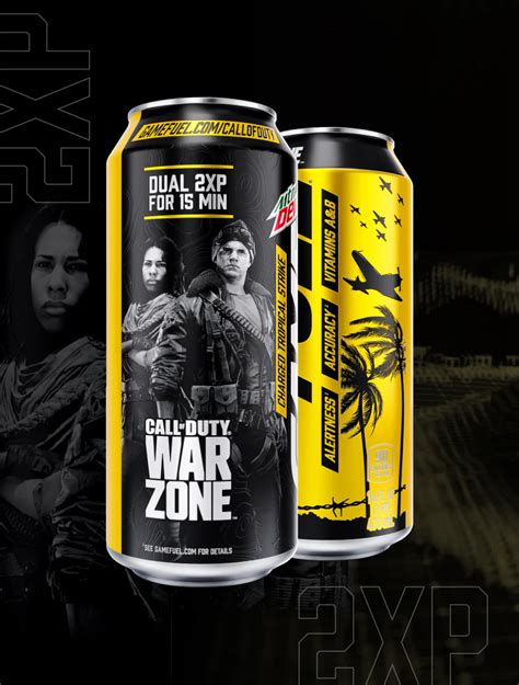 call  duty war zone promotional mountain dew game fuel charged