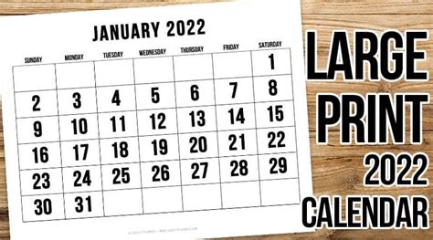 printable large print  calendar  month calendar  month