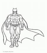 Batman Coloring Superheroes Kids Pages Easy Printable Super Drawing Coloriages Heroes Drawings sketch template