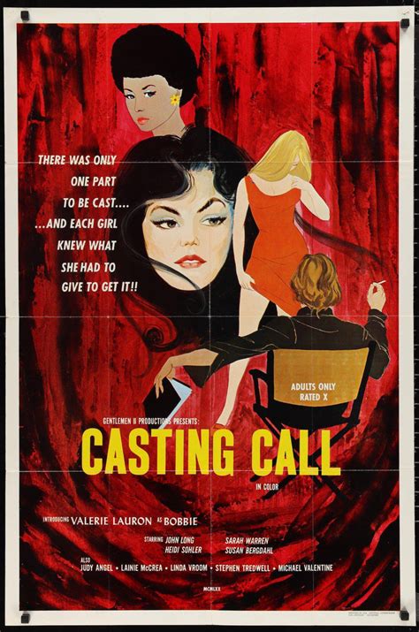 Casting Call Movie Poster 1970 1 Sheet 27x41