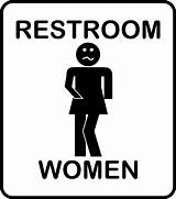 Restroom Women Bathroom Room Sign Clipart Signs Ladies Go Gotta Womens Symbol Clip Toilet Vector Comfort Signage Svg Female Funny sketch template