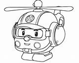 Poli Robocar Coloring Pages Drawing Getdrawings sketch template
