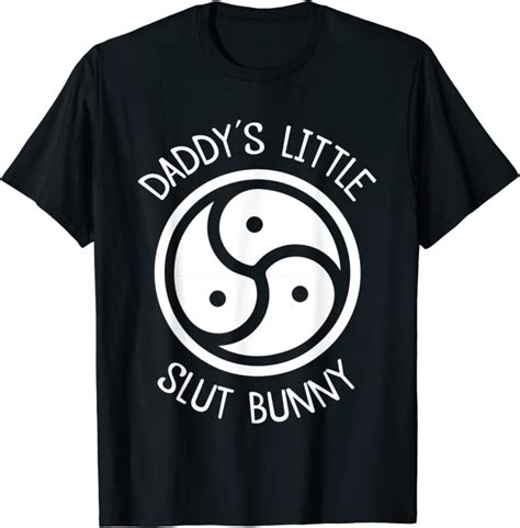 daddy s little slut bunny t shirt uk fashion