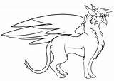 Griffin Coloring Cartoon Pages Printable Beautiful Kids Drawing Gryphon Drawings Categories sketch template