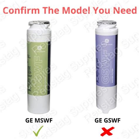 3 Pack Ge Xwfe Refrigerator Water Filter Redstag Supplies