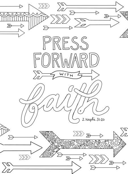 Scripture Coloring Books For Adults Lds Coloring Pages Quote