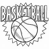 Basketball Coloring Pages Goal Getcolorings Color sketch template